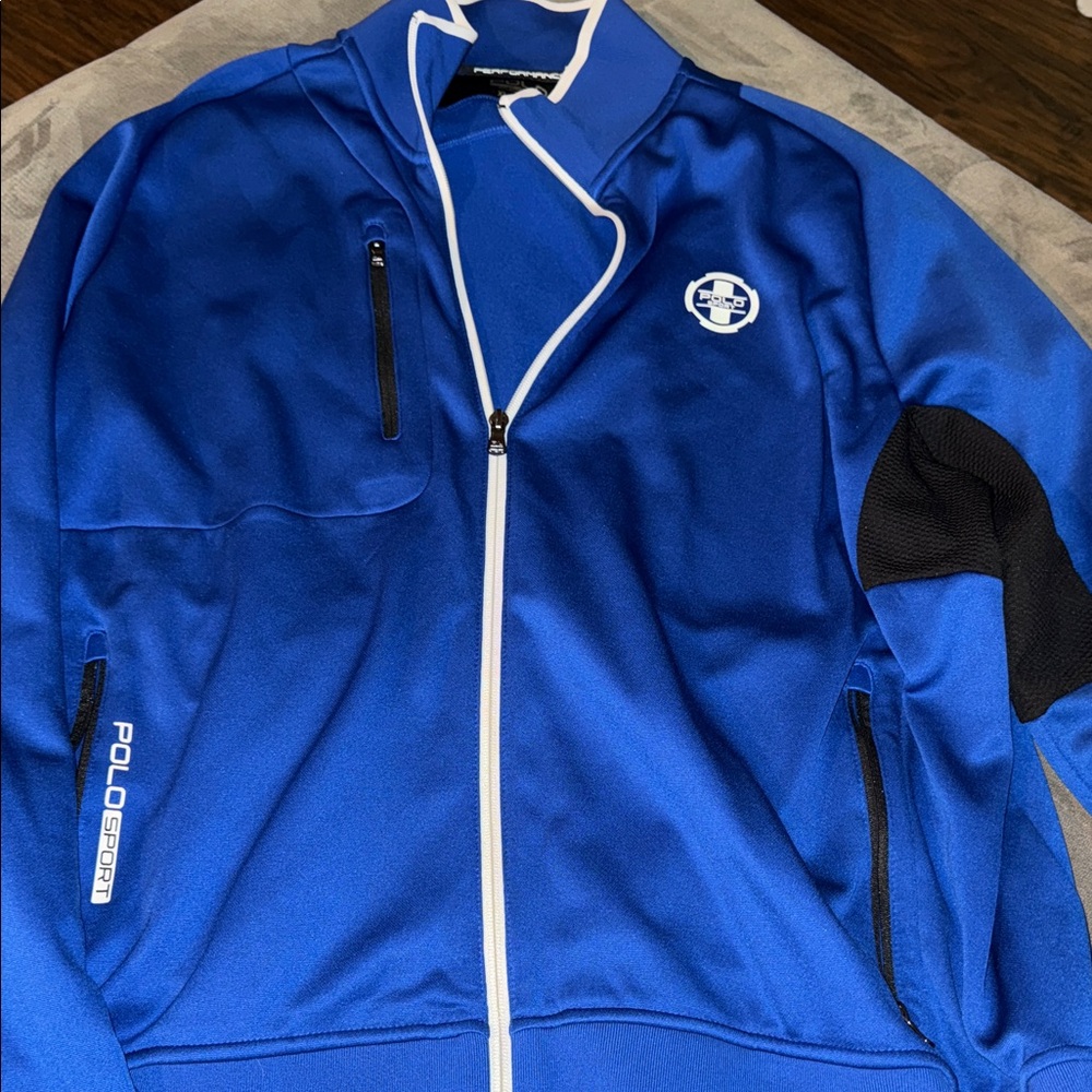 Polo by Ralph Lauren Men's Royal Blue Performance Jacket